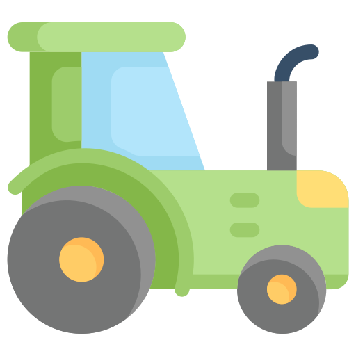 Agricultural machinery icon